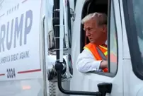 Trump responded to Biden, who called him 'Trash', by using a garbage truck.