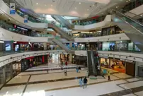 A woman who recently lost her husband in India committed suicide by jumping from the fourth floor of a shopping mall.