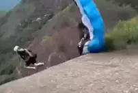 A paragliding instructor lost his life after crashing to the ground while jumping from the cliffs.