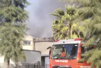 A fire broke out at a chemical factory in Izmir.