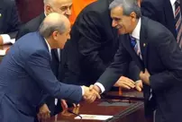 The claim that Bahçeli met with Ahmet Türk a week before the appointment of a trustee.