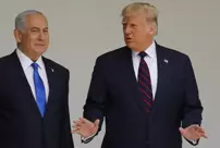 Netanyahu's congratulatory message to the new U.S. president, Trump.