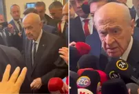 A journalist asked Bahçeli, 