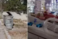 A newborn baby girl was found in a trash container in Konya.