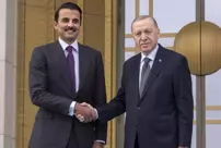 President Erdoğan welcomed the Emir of Qatar, Al Thani, with an official ceremony.