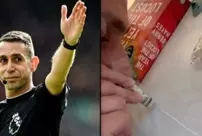 The footage of the world-famous referee using drugs in a hotel room during Euro 2024 has emerged.