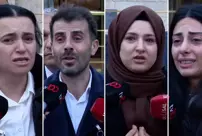 Teachers who were victims of the interview process, reacting to Minister Tekin, cried uncontrollably in front of the camera.