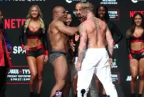 Mike Tyson slapped Jake Paul before the highly anticipated fight.