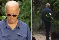 Biden, who lost the elections, went to the Amazon Rainforest in Brazil.