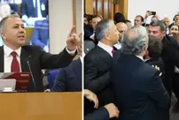 Tension remains high during the budget discussions! Minister Yerlikaya pointed his finger, and the room suddenly erupted.