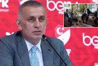 Ibrahim Hacıosmanoğlu was asked about the chair pose he took with Ali Koç.