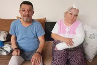 The landlord brutally beat the father and daughter who rejected his astronomical rent offer.