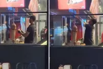 A business was caught on camera supplementing cooked döner with raw meat.