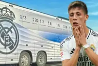 The Real Madrid team bus had an accident.