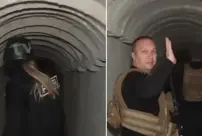 The terrorist tunnels in Tel Rıfat, captured by the opposition, have been photographed for the first time.