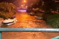 Heavy rainfall paralyzed life in Marmaris.