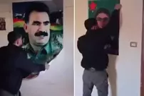 In Syria, the opposition tore down PKK posters.