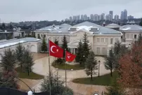 The Turkish flags were raised at FETÖ's mansion.