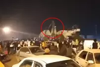 The rebels who captured Hama destroyed the statue of Hafez al-Assad.