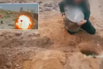 Hamas's high-explosive mine attack on 50 Israeli soldiers.