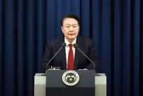 The President of South Korea apologized for declaring martial law.