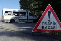 A worker shuttle bus had an accident in Bursa, injuring 20 people.