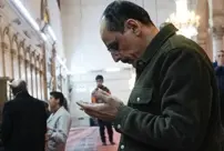 The photos of MIT President İbrahim Kalın at the Umayyad Mosque have emerged.