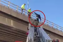 A university student jumped off a bridge in Izmir.