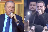 Erdoğan sang the folk song 