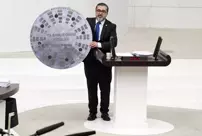 During the budget discussions in the Turkish Grand National Assembly, an object brought by a member of parliament surprised everyone.