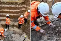 In the Netherlands, archaeologists have discovered the first human remains dating back to the year zero.