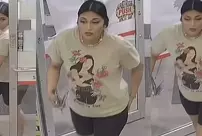 She threw the baby she gave birth to dead into the gas station's toilet.