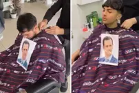 The Syrian barber captured the attention of his customers with his social experiment.