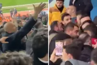 Incident after the Fenerbahçe match: Fans clashed with the officials.