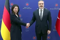 Hakan Fidan met with his German counterpart Baerbock.