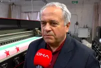 The new flag of Syria is being produced in Turkey with 24-hour shifts.