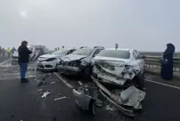 In Diyarbakır, 13 vehicles collided with each other! There are many injured.