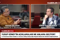 Yusuf Güney's alien-themed predictions were discussed on the program 'Magazin Bahane'.