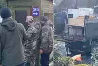 Eviction operation at Belgrad Forest at dawn: Signs belonging to the Istanbul Metropolitan Municipality were removed.