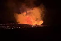 An explosion occurred at Kilauea Volcano in the United States.