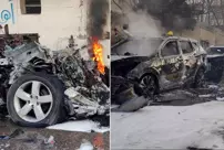 PKK traitors attacked in Manbij with a bomb-laden vehicle: 2 dead, 4 injured.