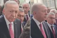 Erdoğan left the journalist's question, 