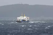 The ferry services to Gökçeada and Bozcaada have been canceled.