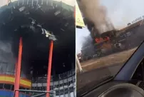 Explosion in a shopping mall in Russia.