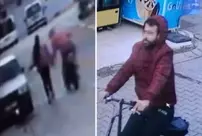 A cyclist who caused disgusting scenes in İzmir has been arrested.