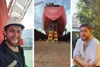 The Turkish engineer on the ship departing from Indonesia has disappeared without a trace.