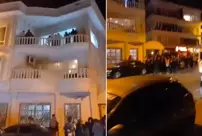 Police raid on New Year's party attended by 400 students.