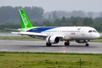 China's domestically produced passenger aircraft C919 has made its first international flight.