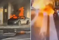 The person who died in the exploding Tesla had served in the U.S. Army.