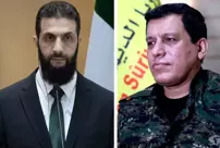 The new leader of Syria, Shara, met with the leader of the SDF, Mazlum Abdi.